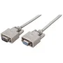 Nanocable Cable Serie RS232 DB9 Macho a DB9 Hembra 3m Beige